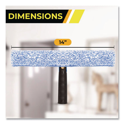 Gritt Commercial Heavy-Duty Swivel Window Washer, 14" Wide Blade, 3/Pack (GCEGRI1333PK)