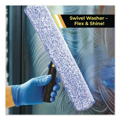 Gritt Commercial Heavy-Duty Swivel Window Washer, 18" Wide Blade, 3/Pack (GCEGRI133183PK)