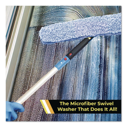 Gritt Commercial Heavy-Duty Swivel Window Washer, 18" Wide Blade, 3/Pack (GCEGRI133183PK)