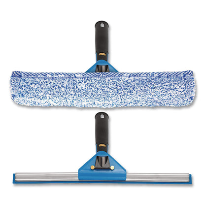 Gritt Commercial Swivel Window Washing Kit with Squeegee and Washer, 14" Wide (GCEGRI136)