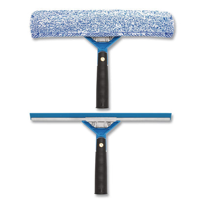 Gritt Commercial Swivel Window Washing Kit with Squeegee and Washer, 14" Wide (GCEGRI136)
