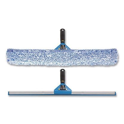 Gritt Commercial Swivel Window Washing Kit with Squeegee and Washer, 18" Wide, 2/Kit (GCEGRI136182PK)