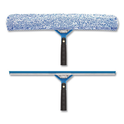 Gritt Commercial Swivel Window Washing Kit with Squeegee and Washer, 18" Wide, 2/Kit (GCEGRI136182PK)