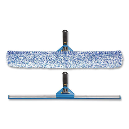 Gritt Commercial Swivel Window Washing Kit with Squeegee and Washer, 18" Wide, 3/Kit (GCEGRI136183PK)