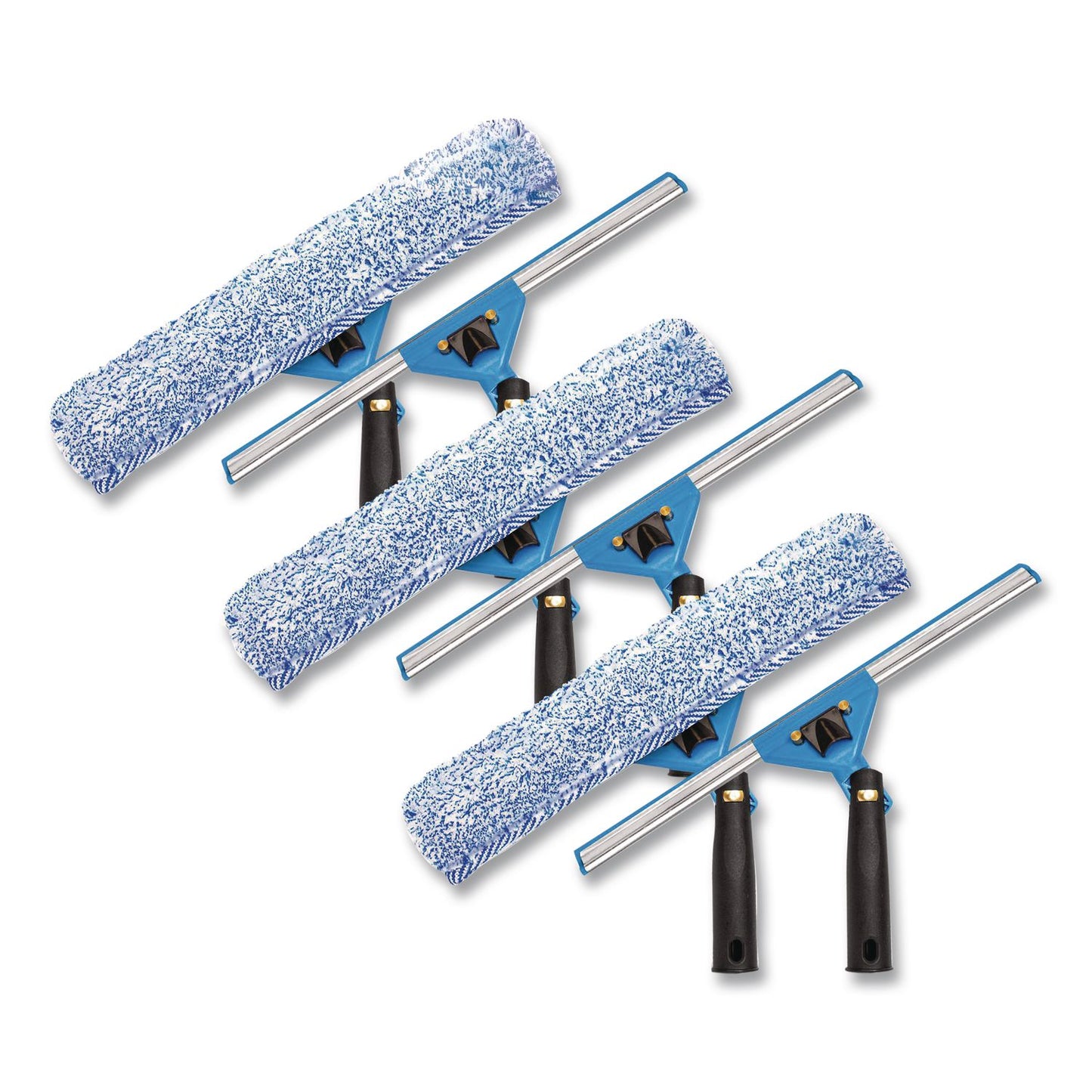Gritt Commercial Swivel Window Washing Kit with Squeegee and Washer, 14" Wide, 3/Kit (GCEGRI1363PK)