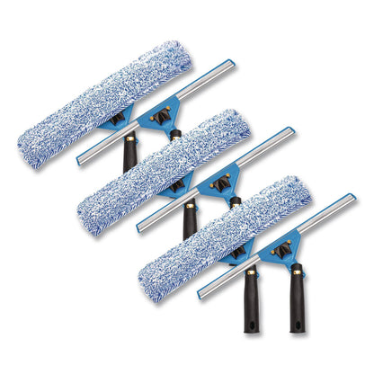 Gritt Commercial Swivel Window Washing Kit with Squeegee and Washer, 14" Wide, 3/Kit (GCEGRI1363PK)