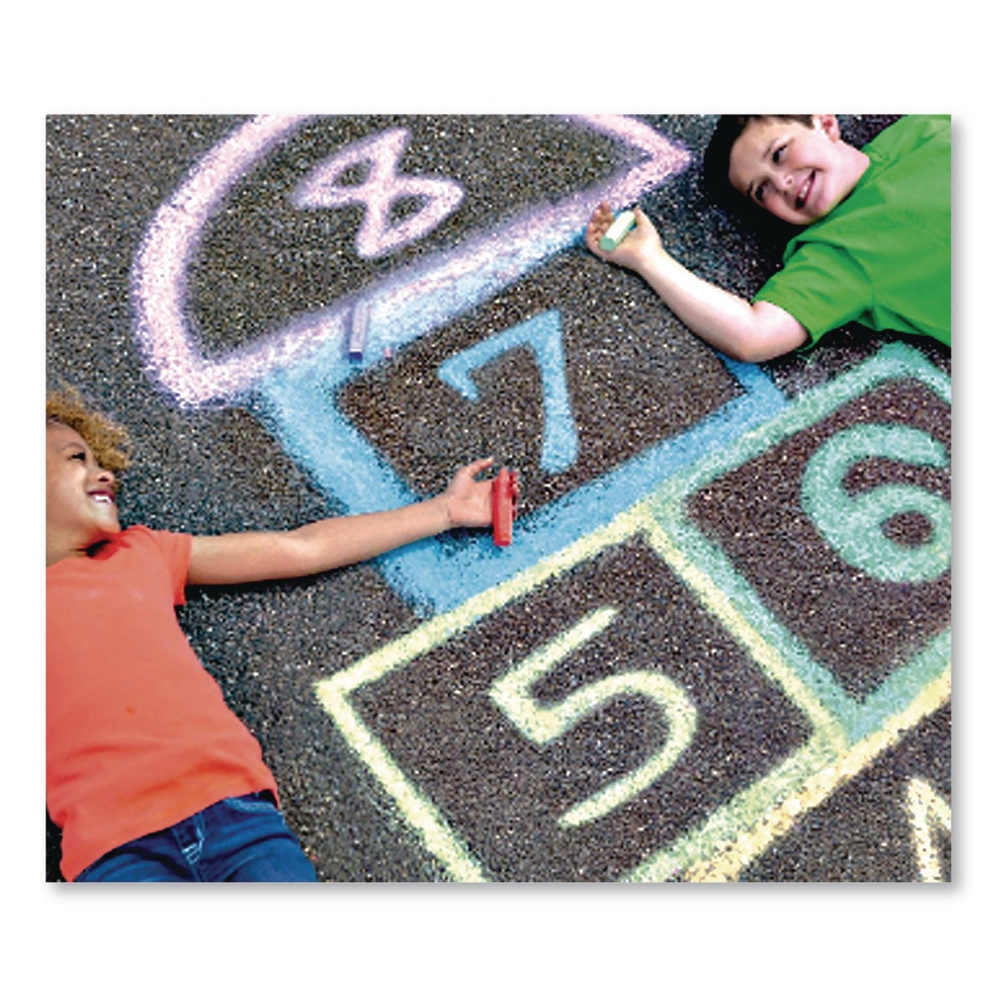 Crayola® Washable Sidewalk Chalk, 4.25" x 0.75 Diameter, Assorted Colors, 16 Sticks/Box (CYO512016)