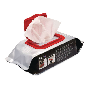 Urnex® Cafe Wipz Coffee Equipment Cleaning Wipes, 100 Wipes/Bag, 12 Bags/Carton (URNUBI60255)