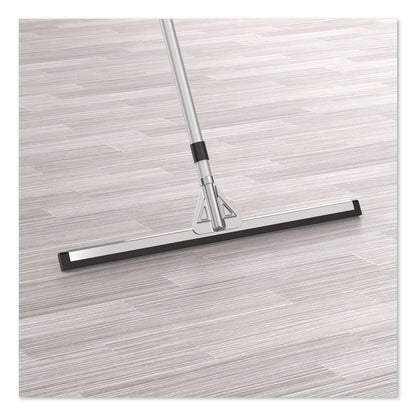 Gritt Commercial Double Neoprene Foam Floor Squeegee with 72" Aluminum Telescopic Handle, 30" Wide Blade, 4/Kit (GCEGRI156T4PK)