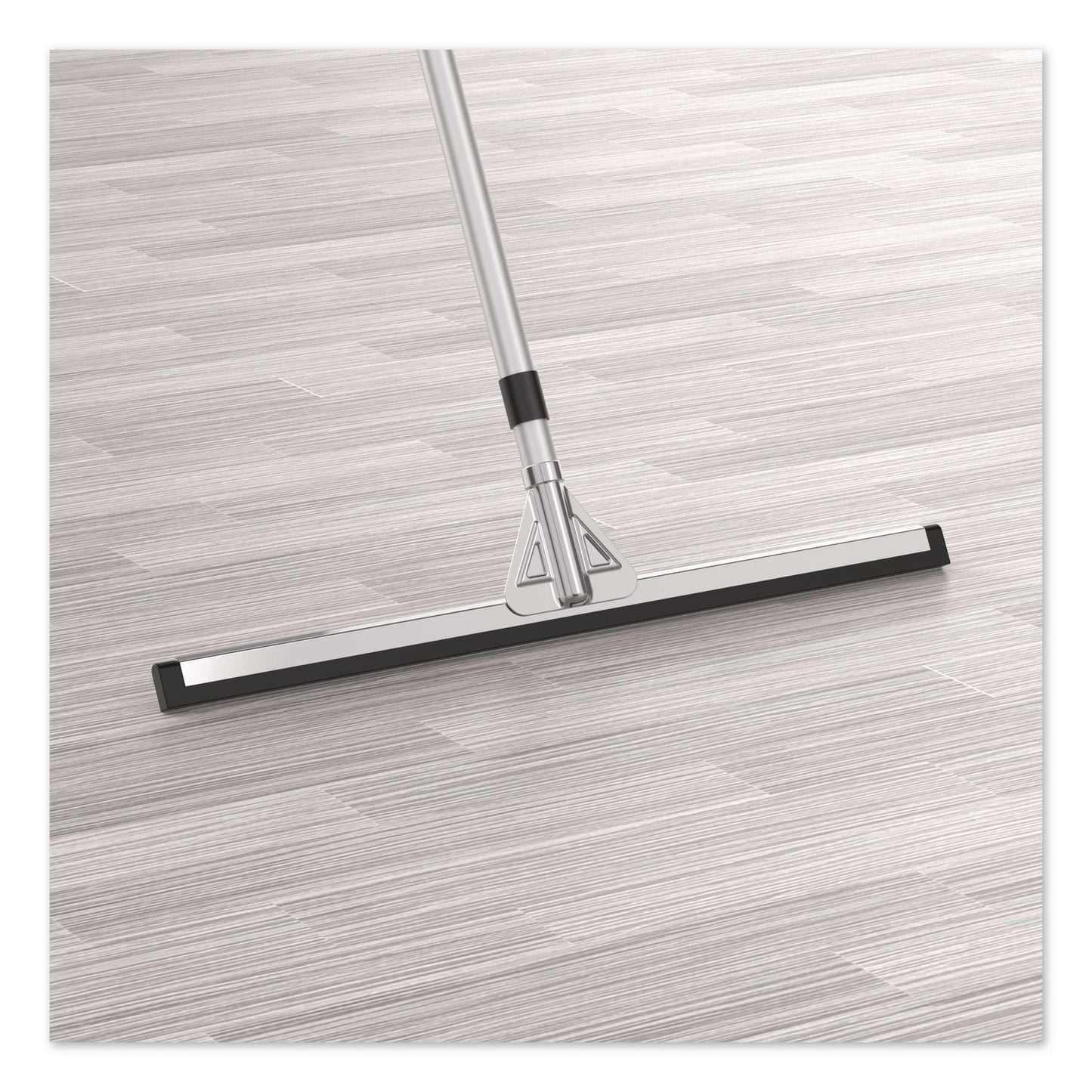 Gritt Commercial Double Neoprene Foam Floor Squeegee with 72" Aluminum Telescopic Handle, 30" Wide Blade (GCEGRI156T)