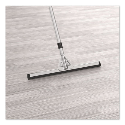 Gritt Commercial Double Neoprene Foam Floor Squeegee with 72" Aluminum Telescopic Handle, 22" Wide Blade, 4/Kit (GCEGRI152T4PK)