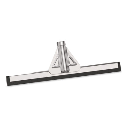 Gritt Commercial Double Neoprene Foam Floor Squeegee with 72" Aluminum Telescopic Handle, 18" Wide Blade, 4/Kit (GCEGRI148T4PK)