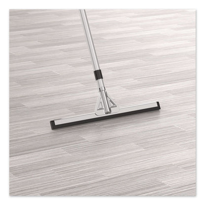 Gritt Commercial Double Neoprene Foam Floor Squeegee with 72" Aluminum Telescopic Handle, 18" Wide Blade (GCEGRI148T)