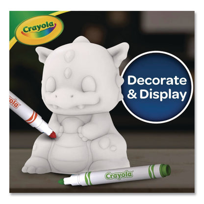 Crayola® Light Ups Recolorable Dragon with (3) Ultra-Clean Washable Markers, Ages 4 and Up, 4 Pieces (CYO747635)