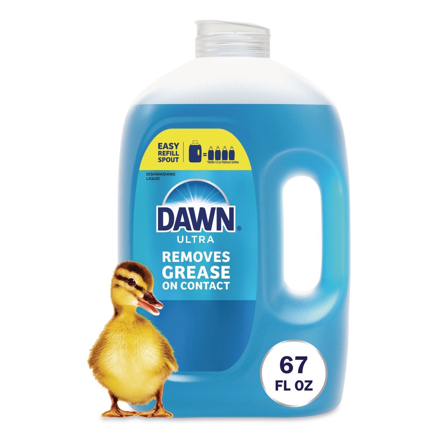 Dawn® Ultra Liquid Dish Detergent, Easy Refill Jug, Original Scent, 67 oz, 6/Carton (PGC19508)