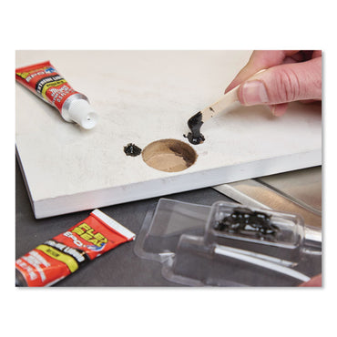 Flex Seal Products® Flex Epoxy Extreme Liquid, Two Tube Set, 1 oz, Dries Black, 8/Carton (FSGEFSBLKR2X15)