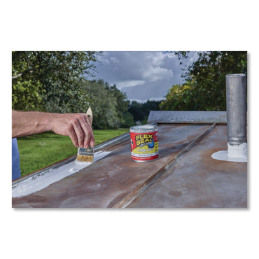 Flex Seal Products® Flex Seal Liquid Rubber Sealant Coating Liquid, 16 oz Can, Dries White, 6/Carton (FSGLFSWHTR16)