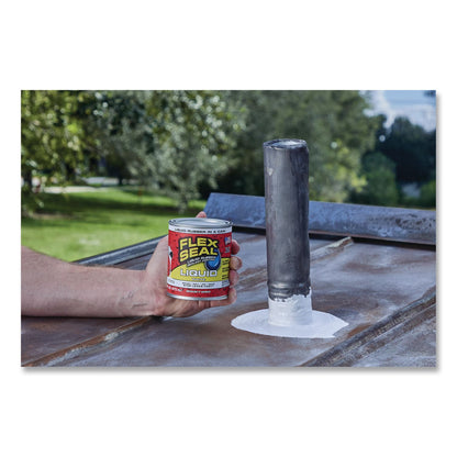 Flex Seal Products® Flex Seal Liquid Rubber Sealant Coating Liquid, 16 oz Can, Dries White, 6/Carton (FSGLFSWHTR16)