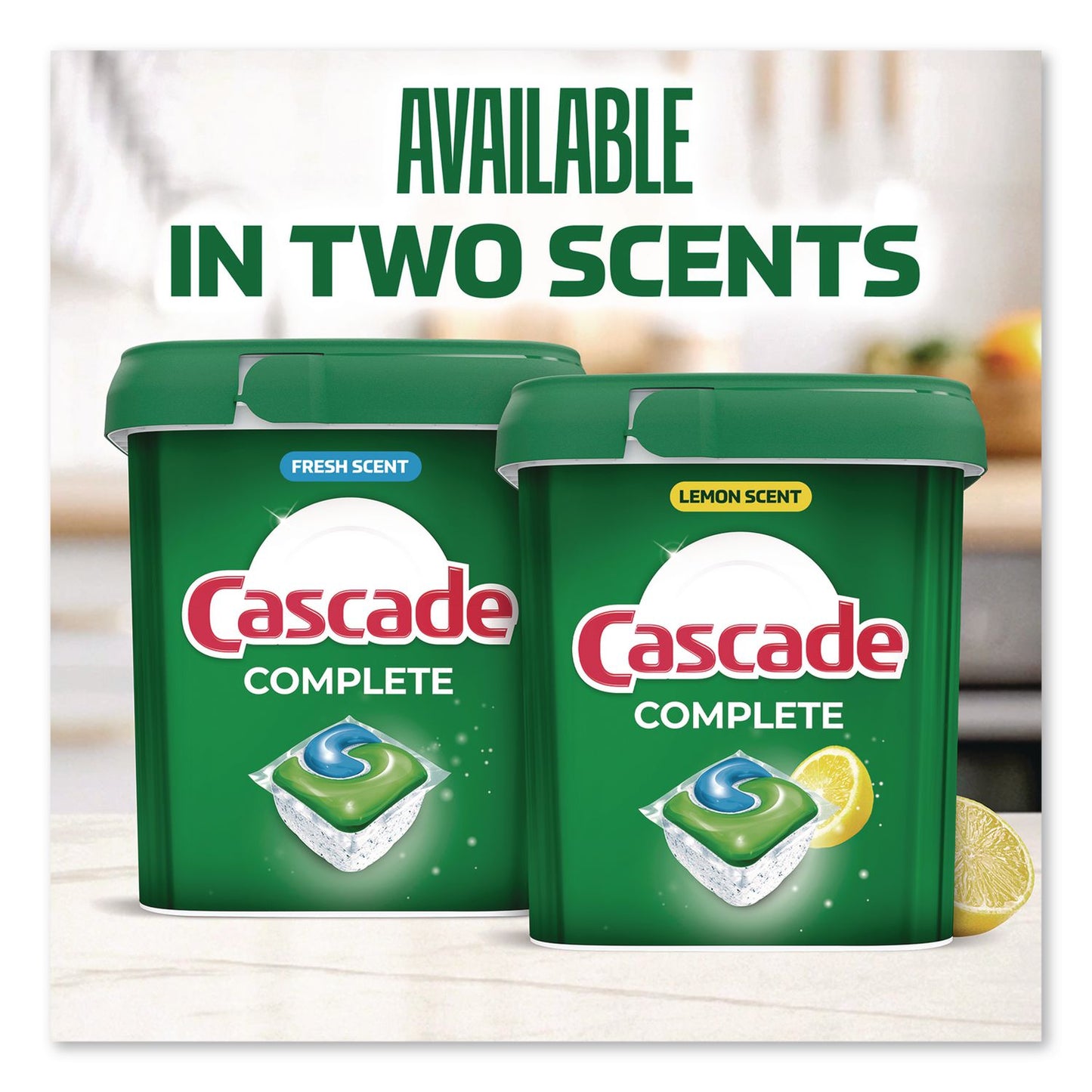 Cascade® Complete ActionPacs, Fresh Scent, 17.6 oz Bag, 33 Pacs/Bag, 4 Bags/Carton (PGC21697)