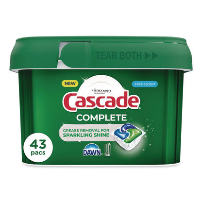 Cascade® ActionPacs, Fresh Scent, 22.5 oz Tub, 43/Tub (PGC21700PK)
