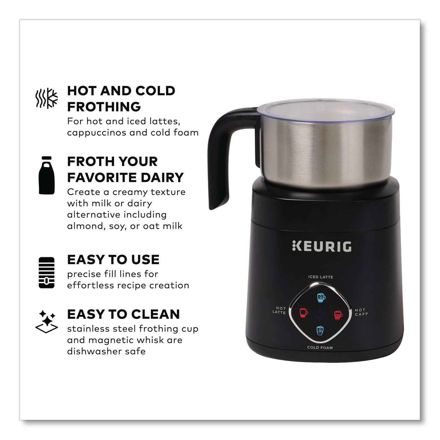 Keurig® K-Froth Hot and Cold Cafe Frother (GMT0838)