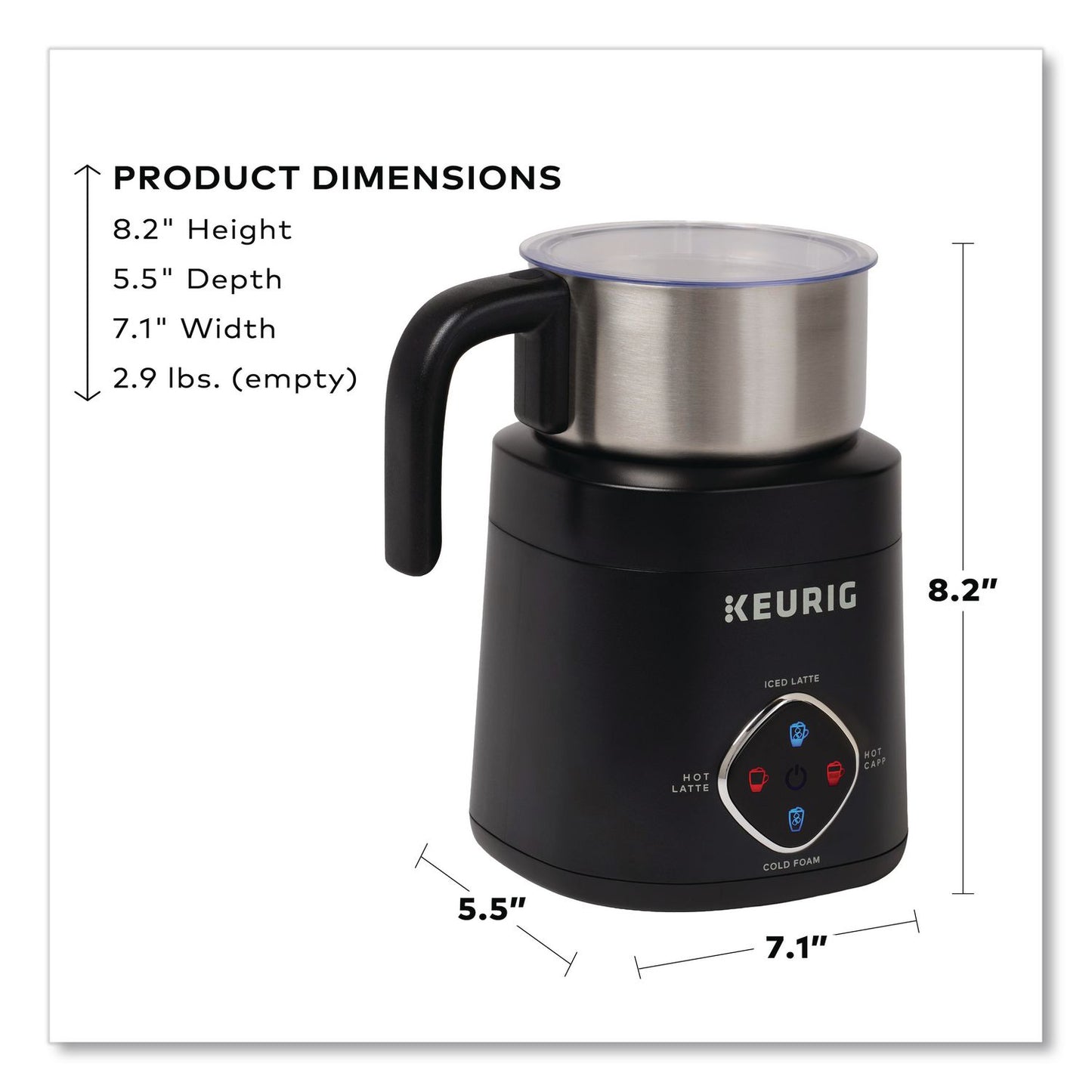 Keurig® K-Froth Hot and Cold Cafe Frother (GMT0838)