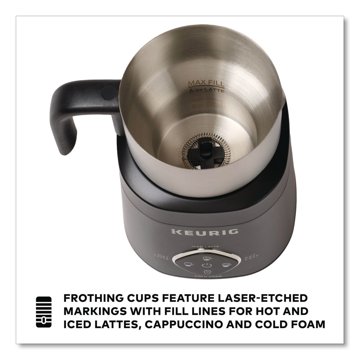 Keurig® K-Froth Hot and Cold Cafe Frother (GMT0838)
