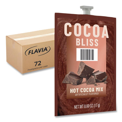 FLAVIA® Cocoa Bliss Hot Chocolate Mix, Chocolate, 72/Carton (LAV48788)