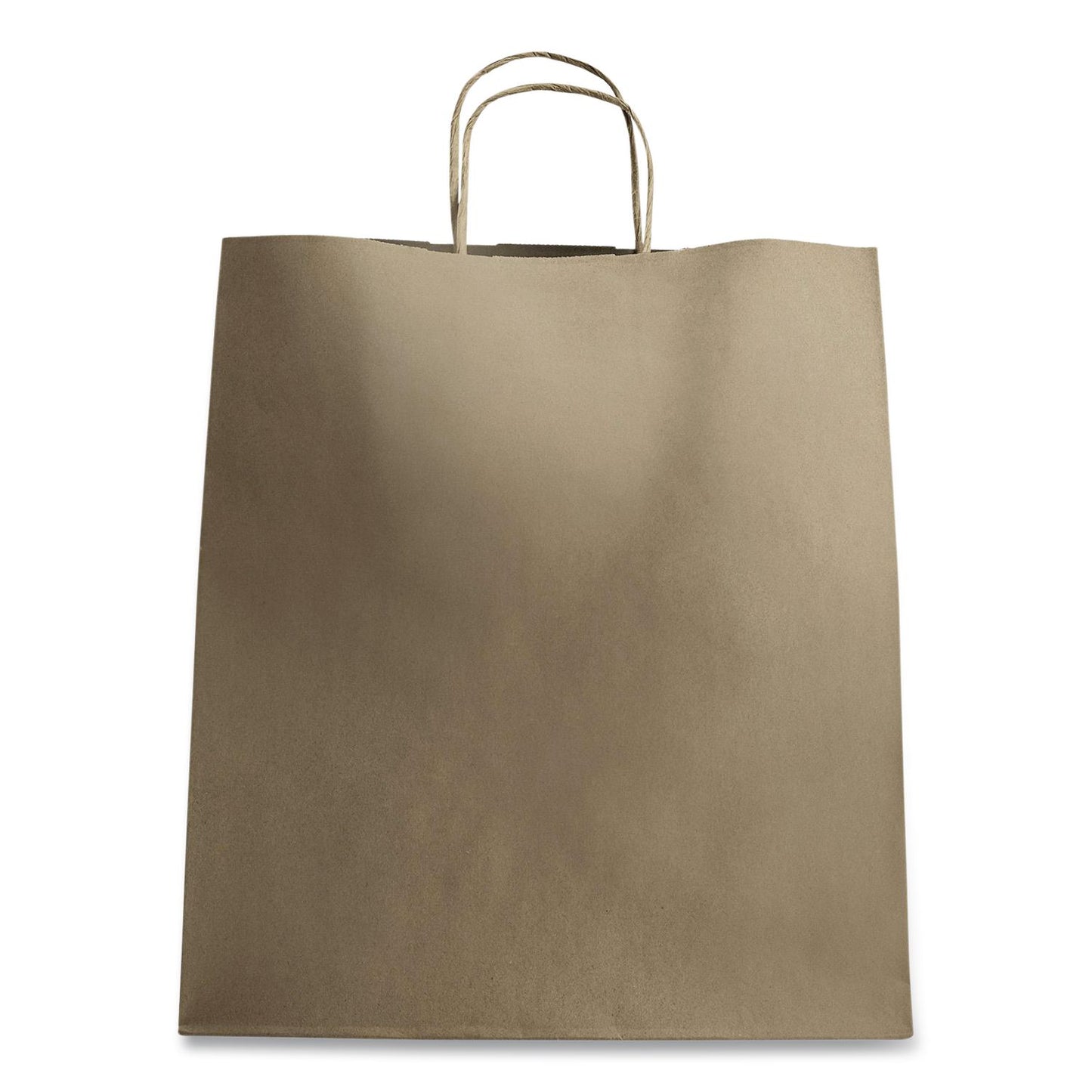 Karat® Huntington Paper Shopping Bag, Rope Handles, Large Size, 13.4 x 9.3 x 15.9, Kraft, 200/Carton (KRTFPSB130)