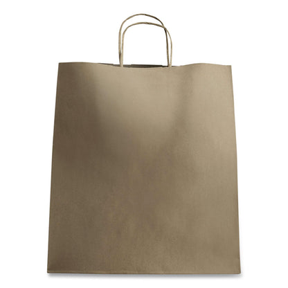 Karat® Huntington Paper Shopping Bag, Rope Handles, Large Size, 13.4 x 9.3 x 15.9, Kraft, 200/Carton (KRTFPSB130)