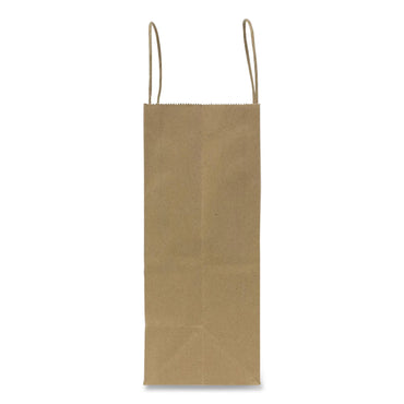Karat® Paper Shopping Bag, Rope Handles, Small Size, 8.1 x 4.5 x 10.6, Kraft, 250/Carton (KRTFPSB100)
