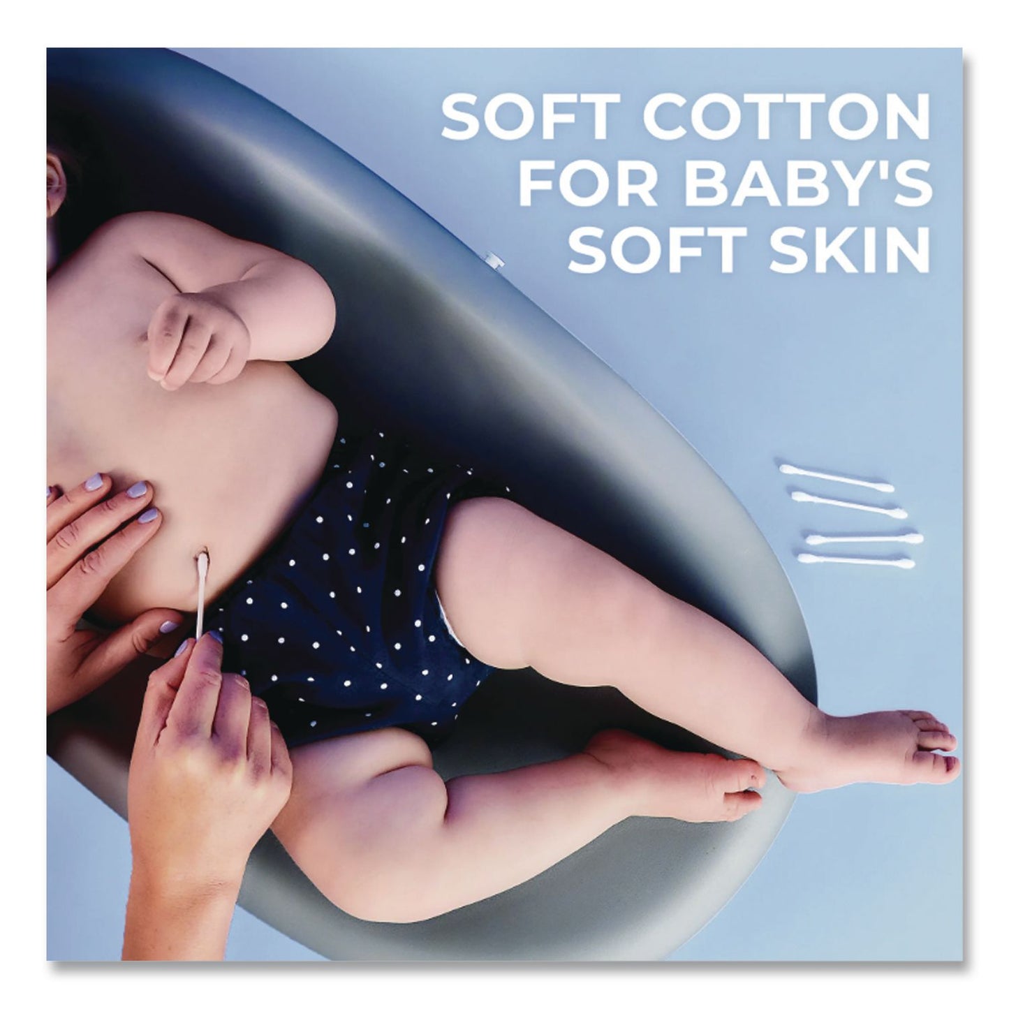 Q-tips® Cotton Swabs, Antibacterial, 300/Pack, 12/Carton (EDA17900CT)
