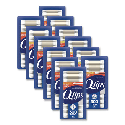 Q-tips® Cotton Swabs, Antibacterial, 300/Pack, 12/Carton (EDA17900CT)
