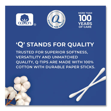 Q-tips® Cotton Swabs, Antibacterial, 300/Pack (EDA17900PK)