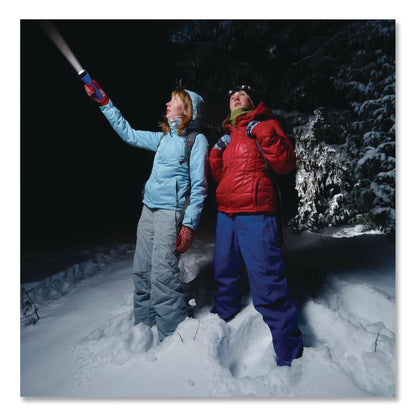 Eveready® LED Economy Flashlight, 2 D Batteries (Included), Red/Blue, 2/Pack (EVEL152SEA)