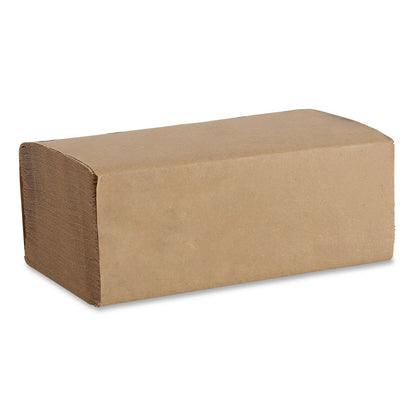Boardwalk® Folded Paper Towels, 1-Ply, 9 x 9.5, Kraft, 250/Pack, 16 Packs/Carton (BWKSF4000K)