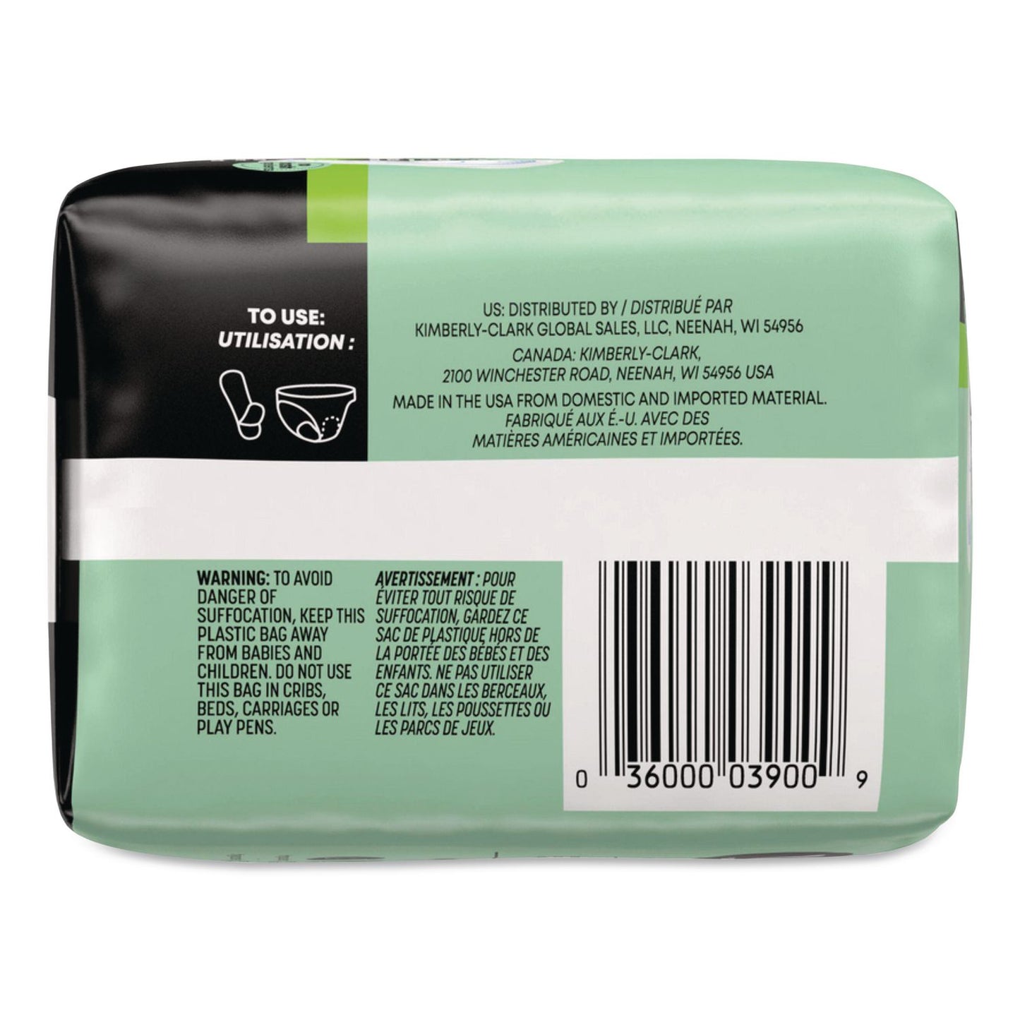 Kotex® U by Kotex Security Ultra Thin Feminine Pads, Heavy Absorbency, 20/Pack, 8 Packs/Carton (KCM53088CT)