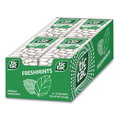 Tic Tac® Breath Mints, Freshmint, 1 oz Bottle, 12 Bottles/Box (TICFEU00771)