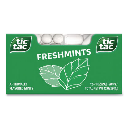 Tic Tac® Breath Mints, Freshmint, 1 oz Bottle, 12 Bottles/Box (TICFEU00771)
