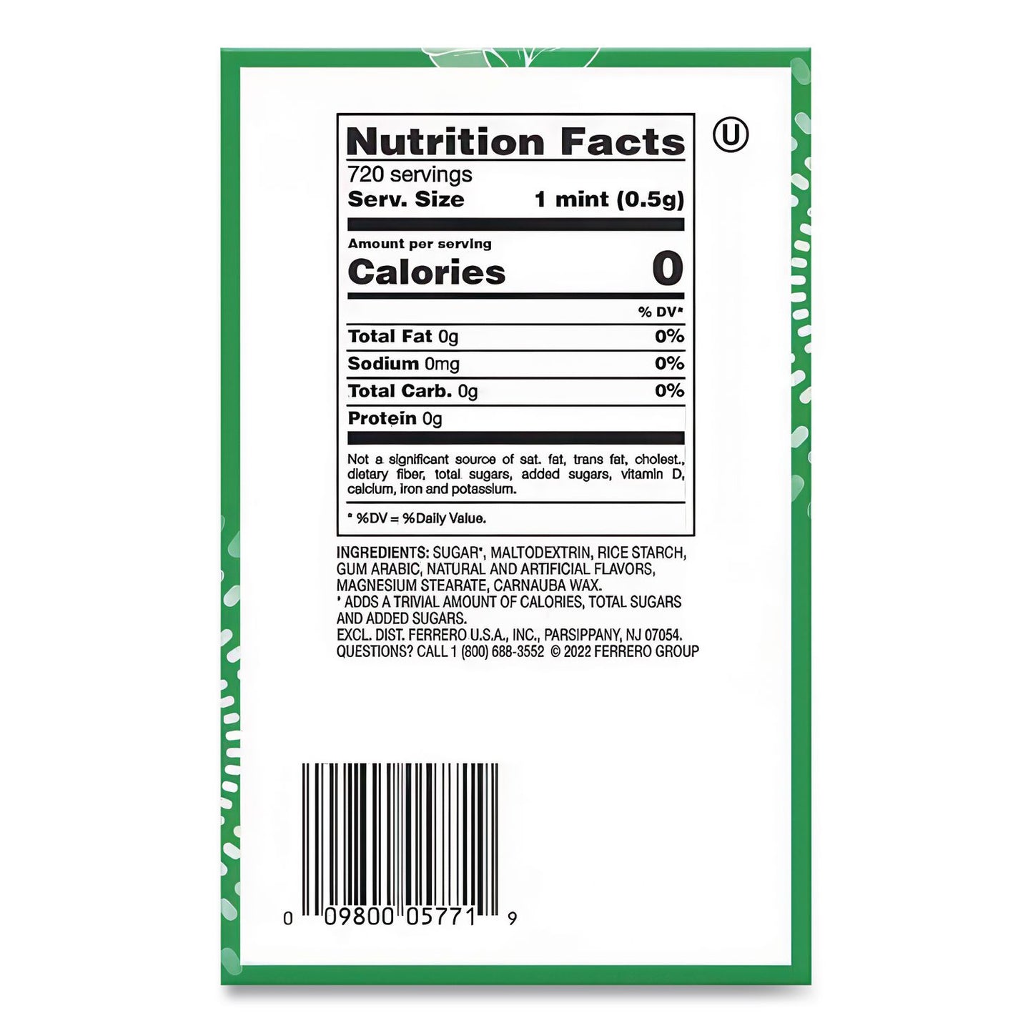Tic Tac® Breath Mints, Freshmint, 1 oz Bottle, 12 Bottles/Box (TICFEU00771)