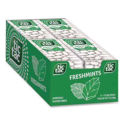 Tic Tac® Breath Mints, Freshmint, 1 oz Bottle, 12 Bottles/Box (TICFEU00771)