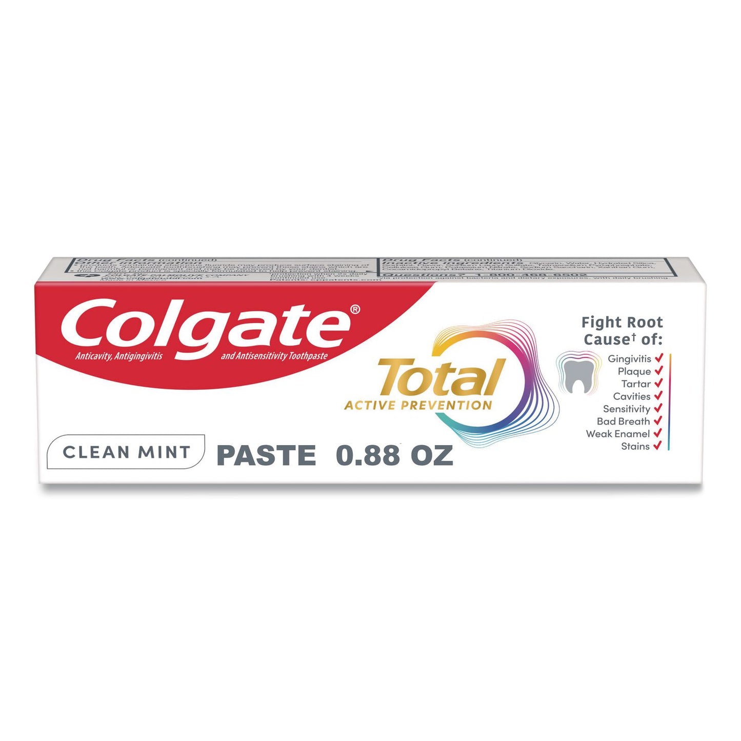 Colgate® Total Toothpaste, Coolmint, 0.88 oz, 24/Carton (CPC61044324)