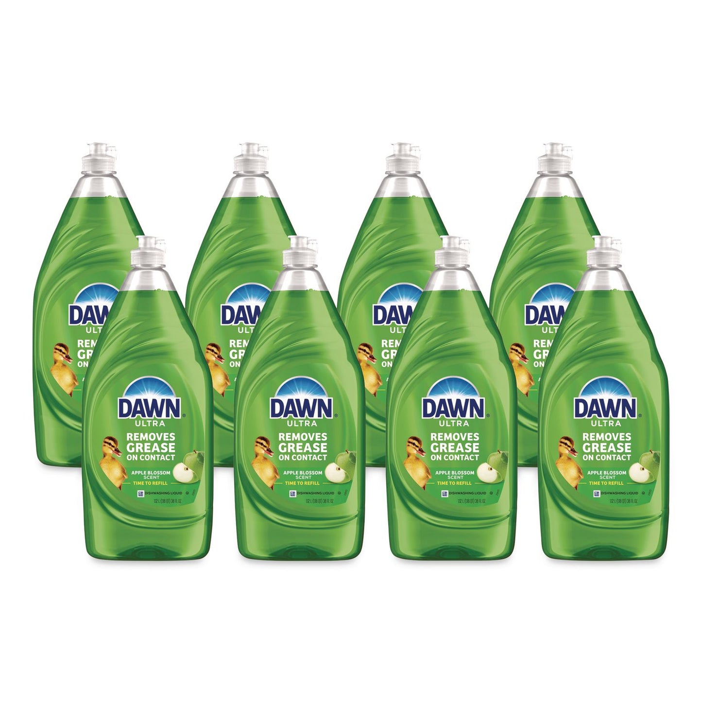 Dawn® Ultra Liquid Dish Detergent, Apple Blossom Scent, 38 oz Bottle, 8/Carton (PGC20711)