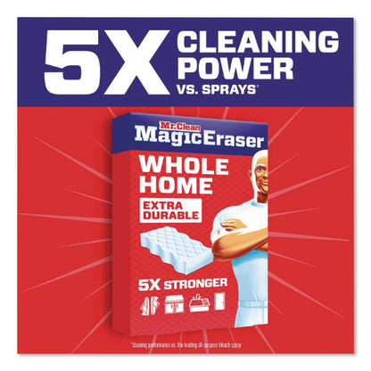 Mr. Clean® Magic Eraser, 4.6 x 0.9, 2.2" Thick, White, 9/Box, 2 Boxes/Carton (PGC22880CT)