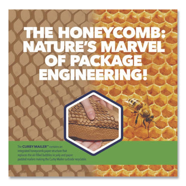 ipg® Curby Mailer Self-Sealing Recyclable Mailer, Paper Padding, Self-Adhesive, #5, 11.38 x 15.5, 30/Carton (IPGCBML5C)