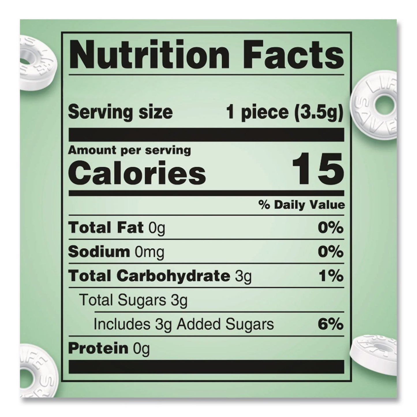 LifeSavers® Hard Candy Mints, Wint-O-Green, 44.93 oz Bag (LFS21524)