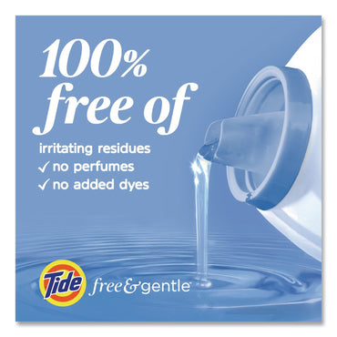 Tide® Free and Gentle Liquid Laundry Detergent, HE Compatible, 58 Loads, 77 oz Bottle, 4/Carton (PGC23745)