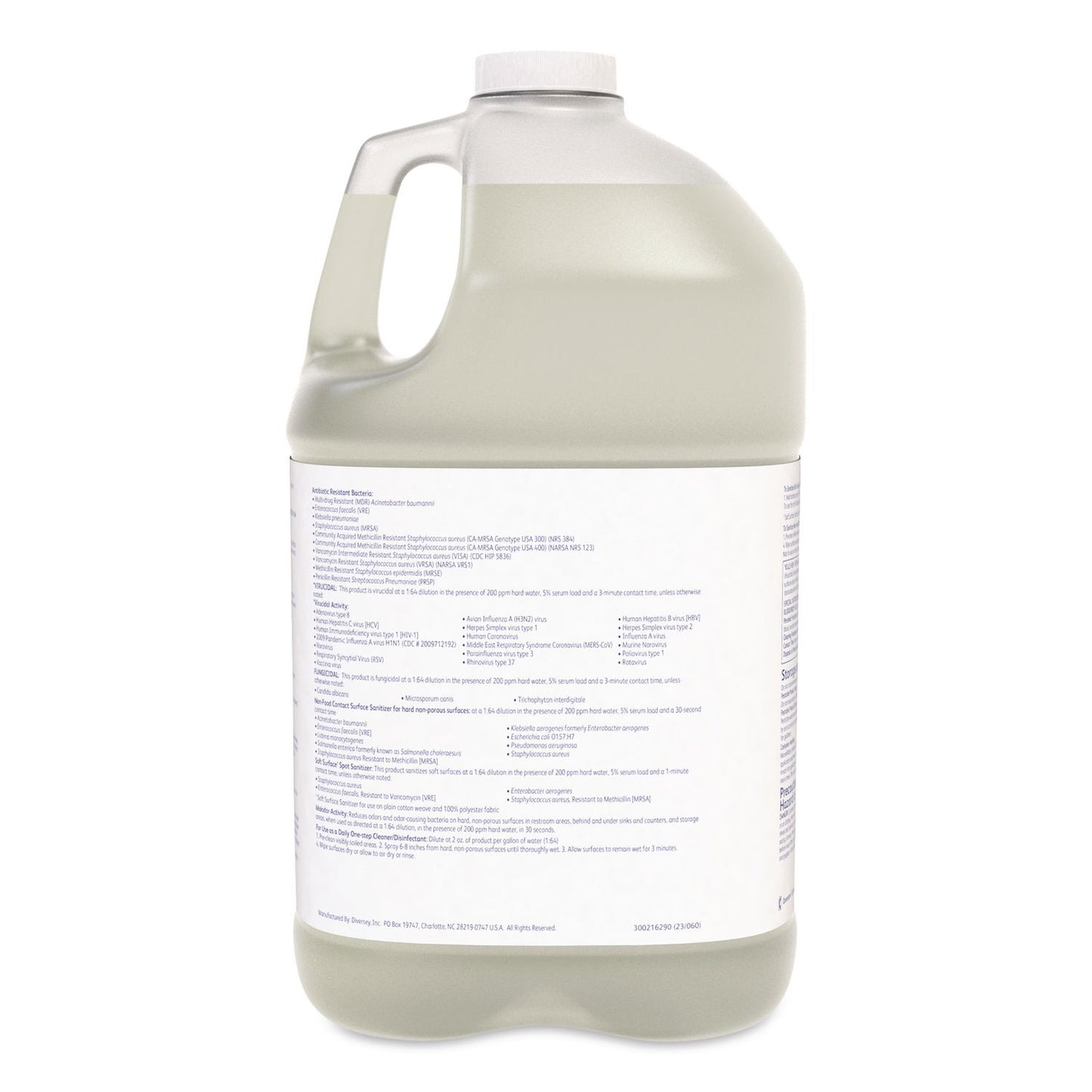 Diversey™ Oxivir Three 64 Disinfecting Cleaner and Deodorizer, 1 gal Bottle, 4/Carton (DVO101106001)
