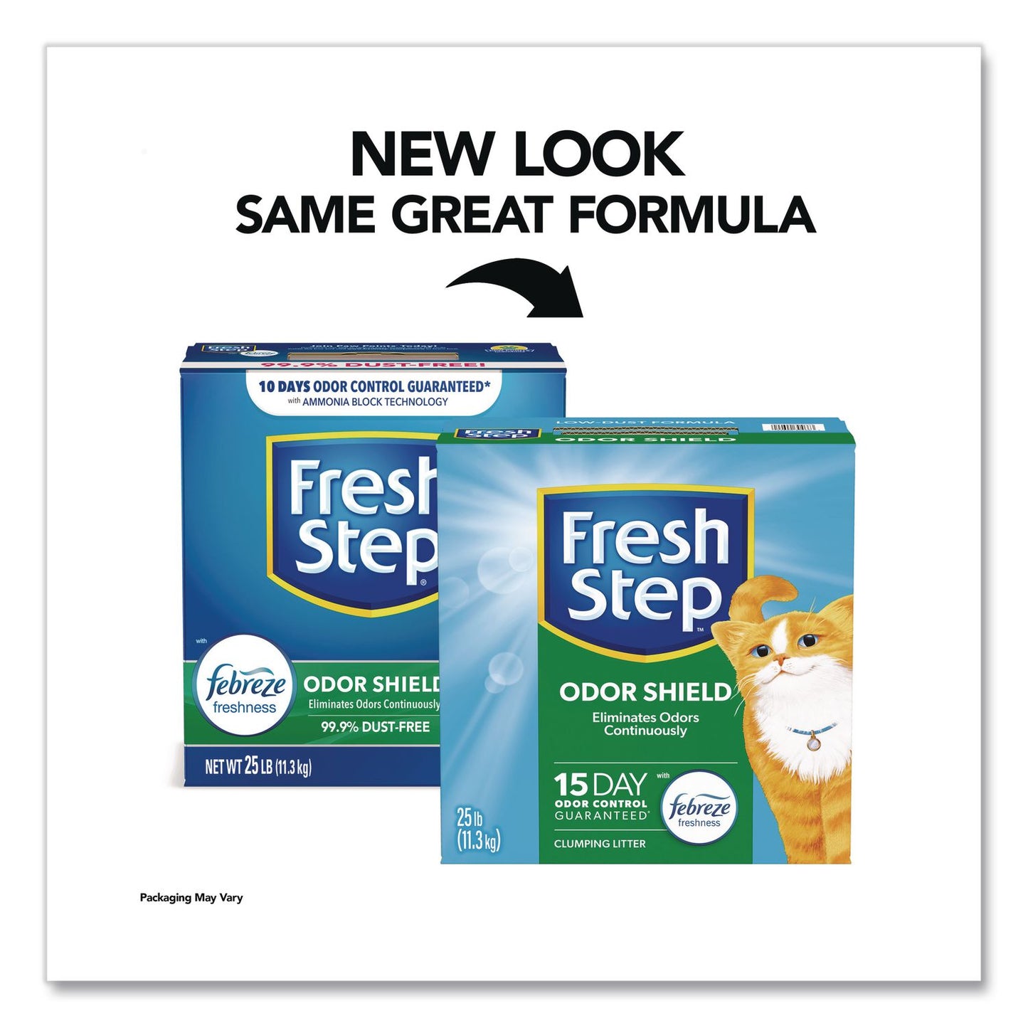 Fresh Step® Odor Shield Clumping Litter with Febreze Freshness, 25 lbs (CLO30466)