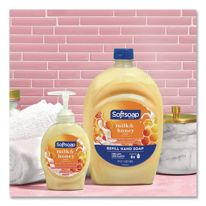 Softsoap® Liquid Hand Soap Pumps, Milk and Golden Honey Scent, 7.5 oz Pump Bottle (CPC29094EA)